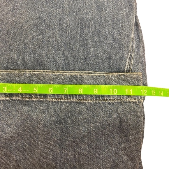 Forever 21 Premium Wide Leg Elastic Waistband Retro Jeans size XL - Picture 10 of 11